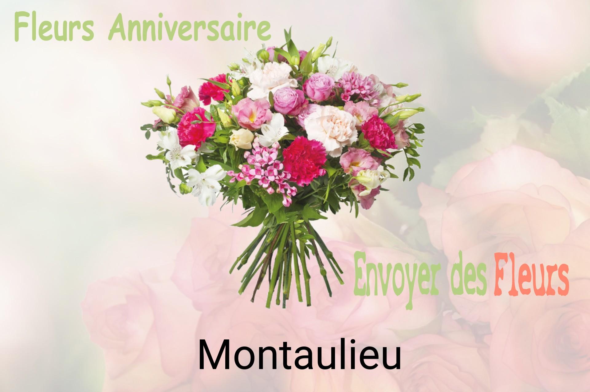 Bouquet de fleurs d’anniversaire livré à Montaulieu